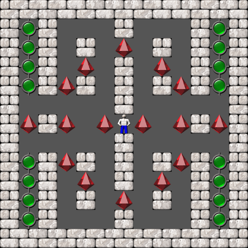 Сокобан Cubes & Tubes уровень 13
